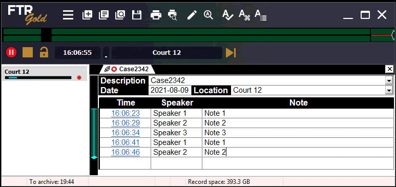 screenshot of FTR Gold